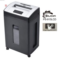 Máy hủy tài liệu Silicon PS-915LCD (Hủy sợi/ 15 Tờ/lần/ A4/A5)