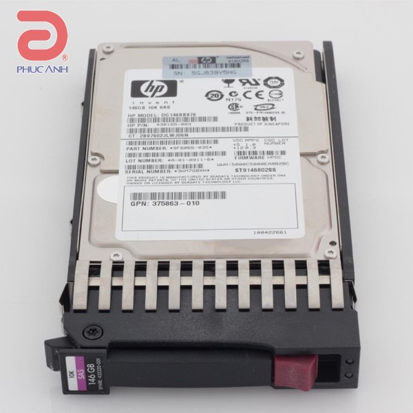 Ổ cứng server HP 146Gb 10.000rpm SAS 3.5Inch - 431958-B21 - hàng nhập khẩu Ổ cứng server HP 146Gb 10.000rpm SAS 3.5Inch - 431958-B21 - hàng nhập khẩu
