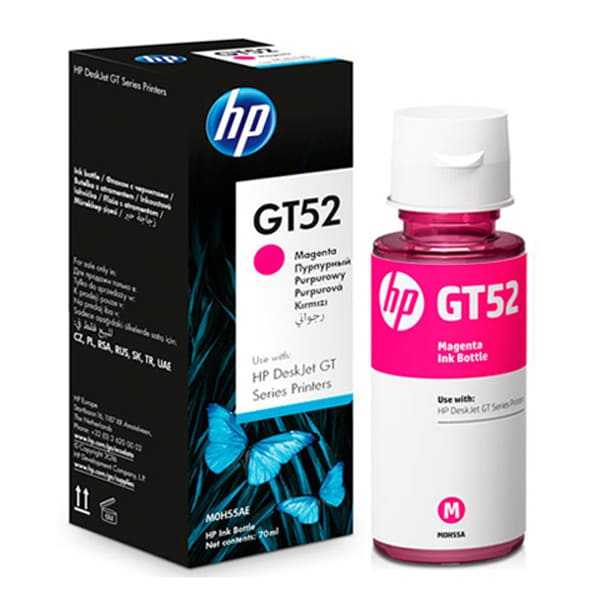 Mực in phun HP GT52 Magenta M0H55AA (Dùng cho máy Smart Tank 5810/5820/315/415/210/500/580/585) Mực in phun HP GT52 Magenta M0H55AA (Dùng cho máy Smart Tank 5810/5820/315/415/210/500/580/585)
