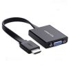 Cáp chuyển Ugreen 40248 HDMI sang VGA + Audio và micro USB (đen)