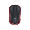 Chuột không dây Logitech M185 Màu Đen viền Đỏ