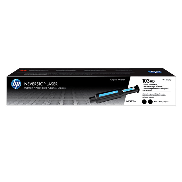 Mực in laser HP 103A Blk Neverstop Reload Dualkit W1103AD (Dùng cho máy Neverstop Laser 1000A/1000W/1200A/1200W) Mực in laser HP 103A Blk Neverstop Reload Dualkit W1103AD (Dùng cho máy Neverstop Laser 1000A/1000W/1200A/1200W)