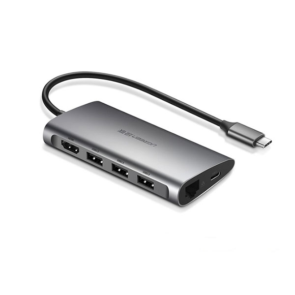 Bộ chuyển đổi Ugreen 50538 USB Type-C to HDMI,Lan,USB,SD Bộ chuyển đổi Ugreen 50538 USB Type-C to HDMI,Lan,USB,SD
