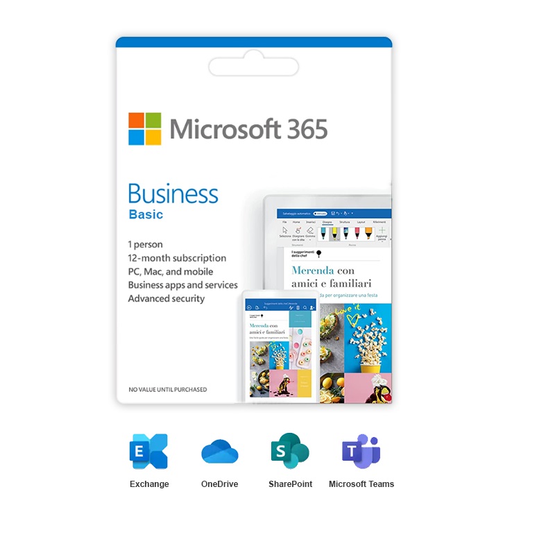 Phần mềm Office Microsoft 365 Business Basic (1 User/ 12 tháng) Phần mềm Office Microsoft 365 Business Basic (1 User/ 12 tháng)