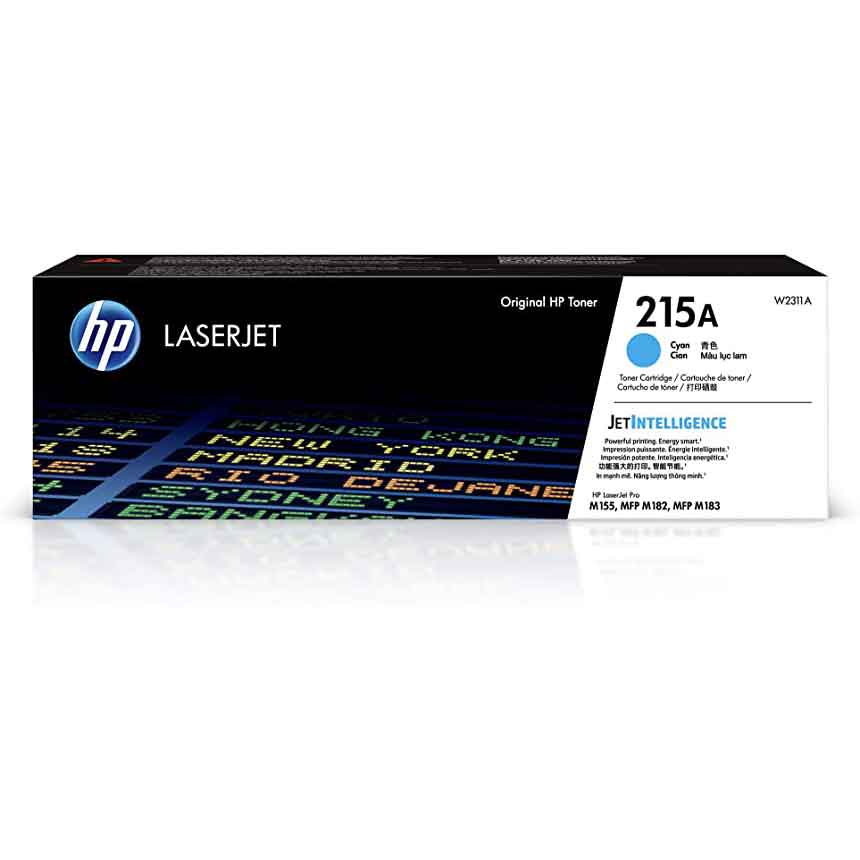 Mực in laser HP 215A Cyan W2311A (Dùng cho máy Color LaserJet Pro M155a/ M155nw/M182n/M182nw/M183)