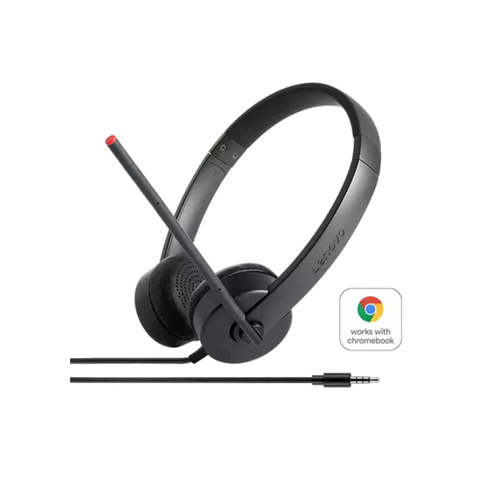 Tai nghe có dây Lenovo Stereo Analog Headset 4XD0K25030 (black) Tai nghe có dây Lenovo Stereo Analog Headset 4XD0K25030 (black)