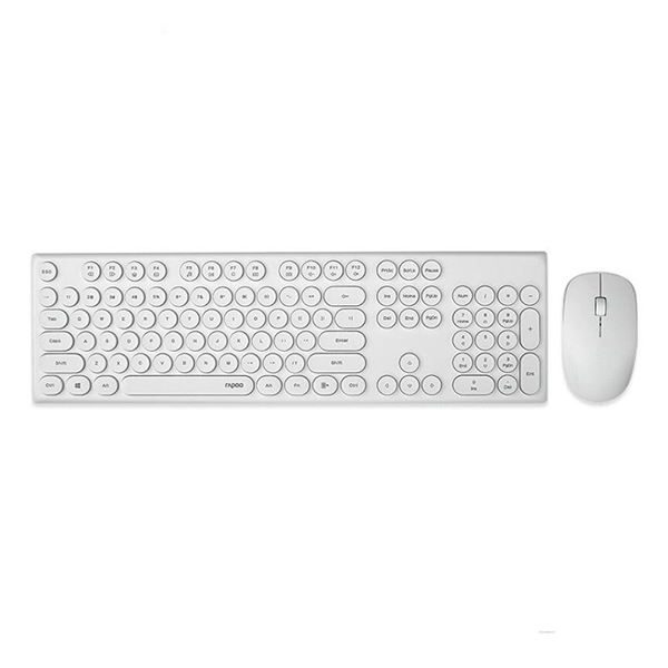 Bộ bàn phím chuột không dây Rapoo X260 USB-Wireless (Màu trắng) Bộ bàn phím chuột không dây Rapoo X260 USB-Wireless (Màu trắng)