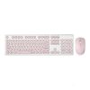 Bộ bàn phím chuột không dây Rapoo X260 USB-Wireless (Màu hồng)