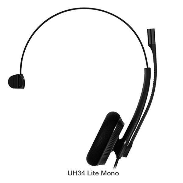 Tai nghe call center Yealink UH34 Lite Mono(chuẩn USB, 1 tai)-đệm xốp Tai nghe call center Yealink UH34 Lite Mono(chuẩn USB, 1 tai)-đệm xốp