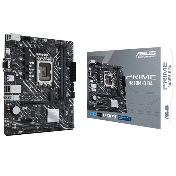 Mainboard Asus Prime H610M-D D4 (Intel H610/ Socket 1700/ M-ATX/ 2 khe ram/ DDR4) Mainboard Asus Prime H610M-D D4 (Intel H610/ Socket 1700/ M-ATX/ 2 khe ram/ DDR4)