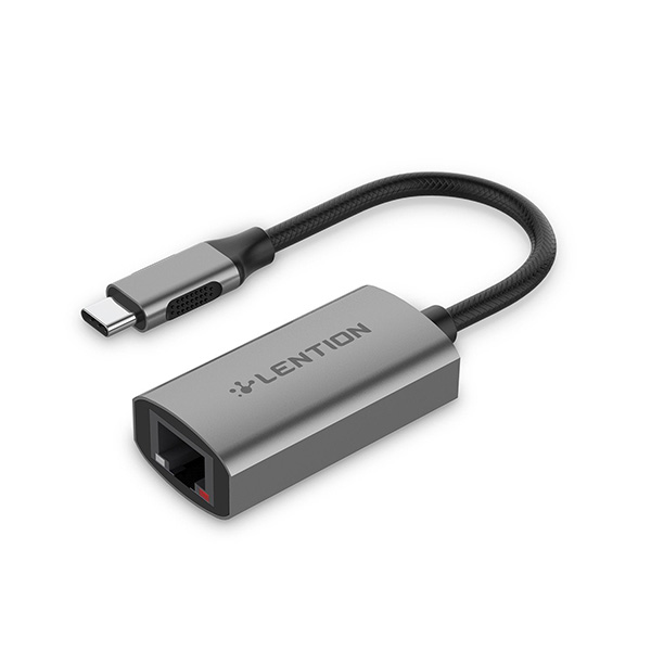 Bộ chuyển Lention CU604E USB-C sang Lan (1000M) Bộ chuyển Lention CU604E USB-C sang Lan (1000M)