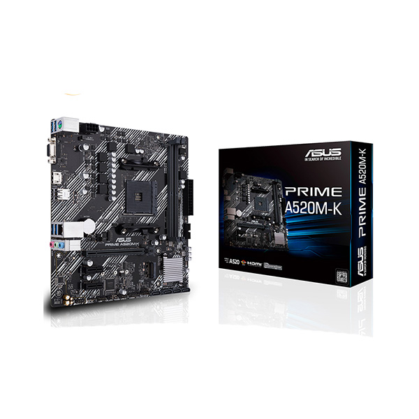 Mainboard Asus DA PRIME A520M-K (AMD A520/ Socket AM4/ M-ATX/ 2 khe ram) Mainboard Asus DA PRIME A520M-K (AMD A520/ Socket AM4/ M-ATX/ 2 khe ram)