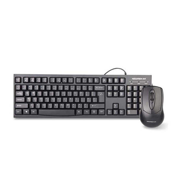 Bộ bàn phím chuột Newmen T205 màu đen, siêu bền Bộ bàn phím chuột Newmen T205 màu đen, siêu bền