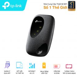 Bộ phát wifi 4G TP-Link M7000 (Chuẩn N/ 300Mbps/ Ăng-ten ngầm/ Khe Sim 4G/ 10 User)