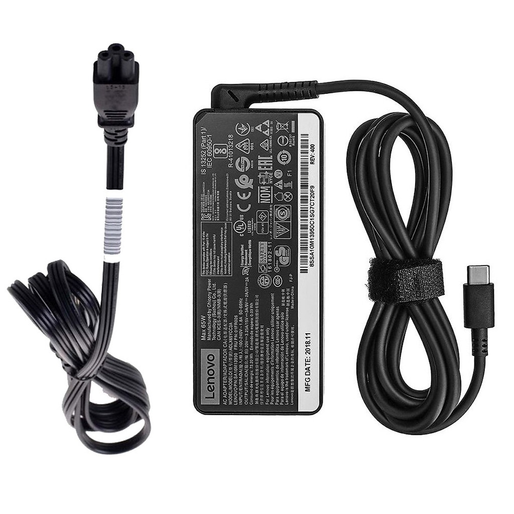 Sạc Laptop Lenovo 20V-3.25A Type C 4X20M26272- 65W (Chính hãng) Sạc Laptop Lenovo 20V-3.25A Type C 4X20M26272- 65W (Chính hãng)