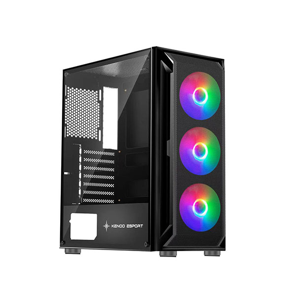 Vỏ máy tính KENOO ESPORT AF302 - 3F - Mầu Đen (Mid Tower/ ATX) Vỏ máy tính KENOO ESPORT AF302 - 3F - Mầu Đen (Mid Tower/ ATX)