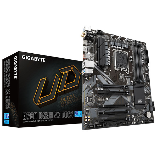 Mainboard Gigabyte B760 DS3H AX DDR4 (Intel B760/ Socket 1700/ 4 khe ram/ DDR4) Mainboard Gigabyte B760 DS3H AX DDR4 (Intel B760/ Socket 1700/ 4 khe ram/ DDR4)