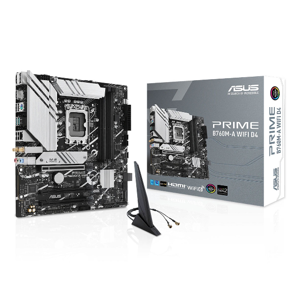 Mainboard Asus Prime B760M-A WIFI D4 (Intel B760/ Socket 1700/ M-ATX/ 4 khe ram/ DDR4/ 2.5 Gigabit LAN) Mainboard Asus Prime B760M-A WIFI D4 (Intel B760/ Socket 1700/ M-ATX/ 4 khe ram/ DDR4/ 2.5 Gigabit LAN)