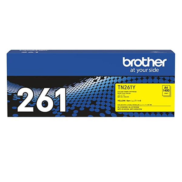 Mực in laser Brother TN-261Y (Dùng cho máy HL-3150CDN/ HL-3170CDW/ MFC-9140CDN/ MFC-9330CDW) Mực in laser Brother TN-261Y (Dùng cho máy HL-3150CDN/ HL-3170CDW/ MFC-9140CDN/ MFC-9330CDW)
