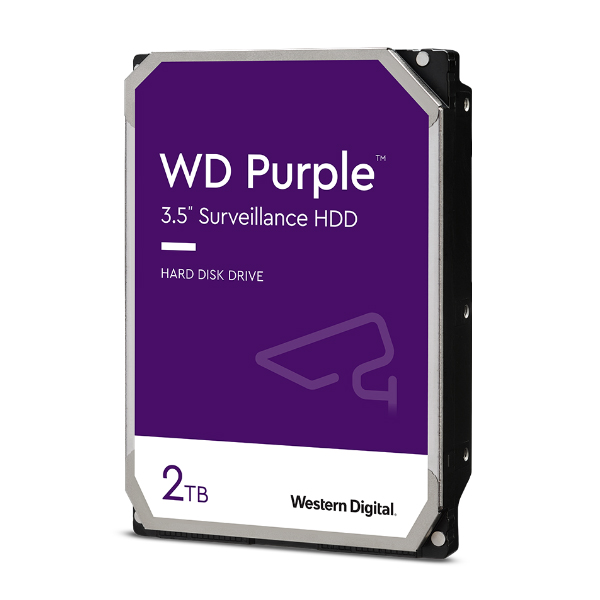 Ổ cứng camera Western Digital Purple 2TB WD23PURZ (3.5Inch/ 5400rpm/ 64MB/ SATA3) Ổ cứng camera Western Digital Purple 2TB WD23PURZ (3.5Inch/ 5400rpm/ 64MB/ SATA3)