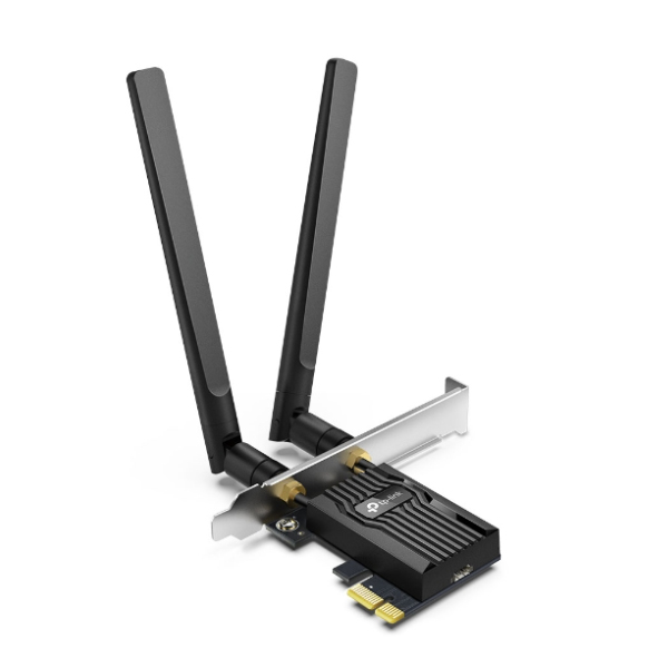 Cạc mạng không dây TP-Link PCI-E Archer TX55E (Chuẩn AX/ AX3000Mbps/ 2 Ăng-ten ngoài/ Bluetooth) Cạc mạng không dây TP-Link PCI-E Archer TX55E (Chuẩn AX/ AX3000Mbps/ 2 Ăng-ten ngoài/ Bluetooth)