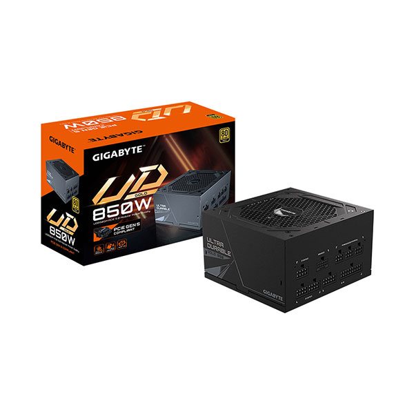 Nguồn máy tính Gigabyte 850W PCIE5 80 Plus Gold Full Modular (GP-UD850GM-PG5) Nguồn máy tính Gigabyte 850W PCIE5 80 Plus Gold Full Modular (GP-UD850GM-PG5)