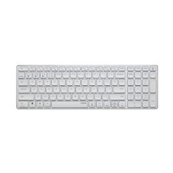 Bàn phím không dây Rapoo E9350G (Bluetooth/Wireless/ Pin sạc/ Trắng)