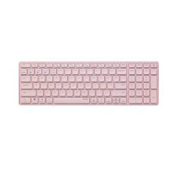 Bàn phím không dây Rapoo E9350G (Bluetooth/Wireless/ Pin sạc/ Hồng)