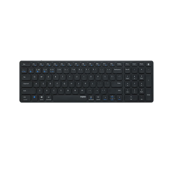 Bàn phím không dây đa kết nối Rapoo E9350G (Màu đen) Bàn phím không dây đa kết nối Rapoo E9350G (Màu đen)