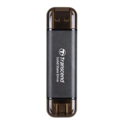 Ổ cứng di động SSD Transcend 256Gb TS256GESD310C (Type-C và USB3.2/ 1050MB/s/ 900MB/s/ Đen)
