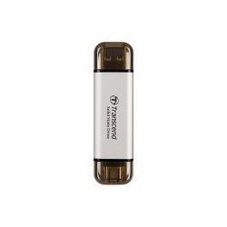 Ổ cứng di động SSD Transcend 512Gb TS512GESD310S (Type-C và USB3.2/ 1050MB/s/ 900MB/s/ Bạc)