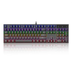 Bàn phím cơ KENOO ESPORT EK104 - Màu đen - Brown switch