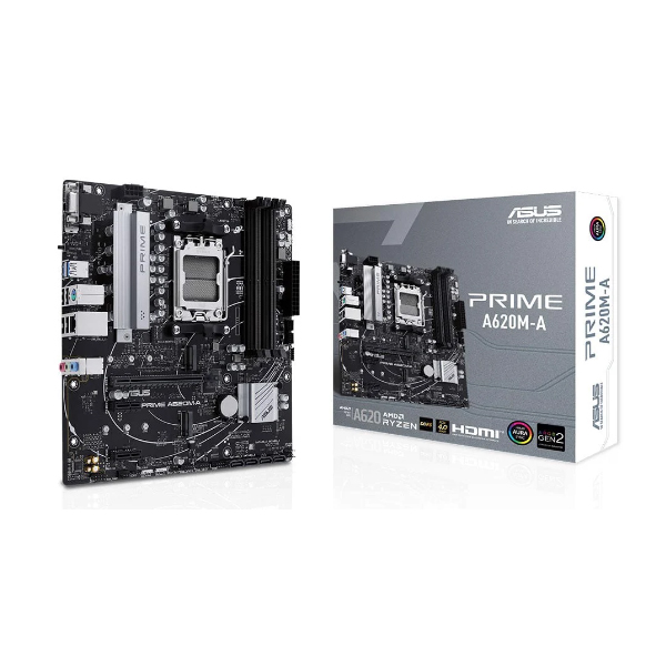 Mainboard Asus Prime A620M-A-CSM (AMD A620/ Socket AM5/ M-ATX/ DDR5/ 4 khe ram) Mainboard Asus Prime A620M-A-CSM (AMD A620/ Socket AM5/ M-ATX/ DDR5/ 4 khe ram)
