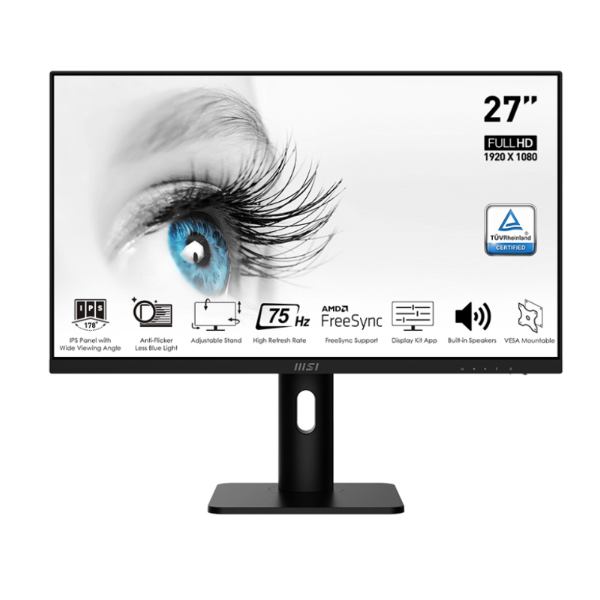 Màn hình MSI PRO MP273P (27.0Inch/ Full HD/ 75HZ/ 250cd/m2/ IPS/ Loa) Màn hình MSI PRO MP273P (27.0Inch/ Full HD/ 75HZ/ 250cd/m2/ IPS/ Loa)