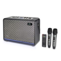 Loa Bluetooth Microlab KTV200 Pro (kèm 2 micro không dây) - Màu đen