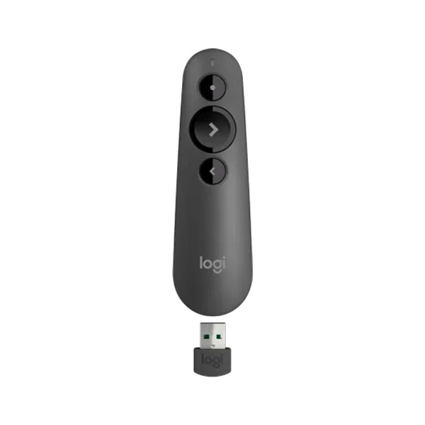Bút trình chiếu Logitech R500S Laser -Màu đen (Graphite) Bút trình chiếu Logitech R500S Laser -Màu đen (Graphite)