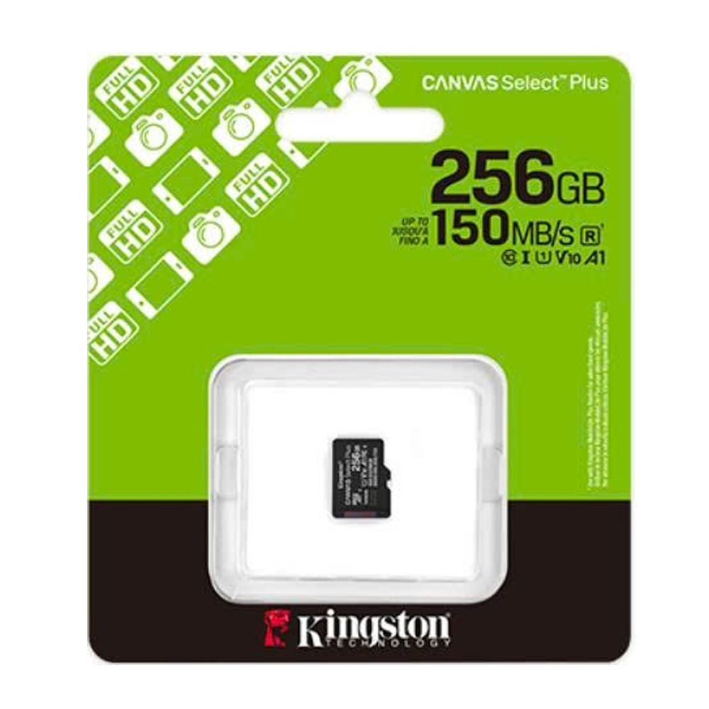 Thẻ nhớ Micro SD Kingston 256Gb Class 10 100MB/s Thẻ nhớ Micro SD Kingston 256Gb Class 10 100MB/s