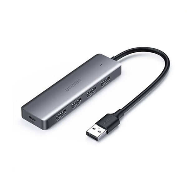 Bộ chia USB Ugreen 50985 1 ra 4 cổng USB 3.0 hỗ trợ nguồn phụ Micro USB Bộ chia USB Ugreen 50985 1 ra 4 cổng USB 3.0 hỗ trợ nguồn phụ Micro USB