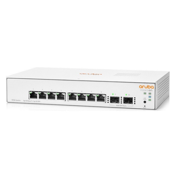 Switch Aruba Instant On 1930 JL680A (Gigabit (1000Mbps)/ 8 Cổng/ 2 SFP/ Managed Switch/ Vỏ Thép) Switch Aruba Instant On 1930 JL680A (Gigabit (1000Mbps)/ 8 Cổng/ 2 SFP/ Managed Switch/ Vỏ Thép)