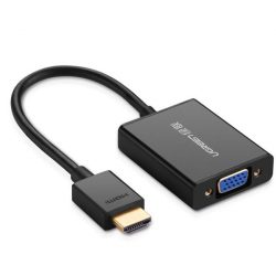 Cáp chuyển Ugreen 40233 HDMI sang VGA + Audio
