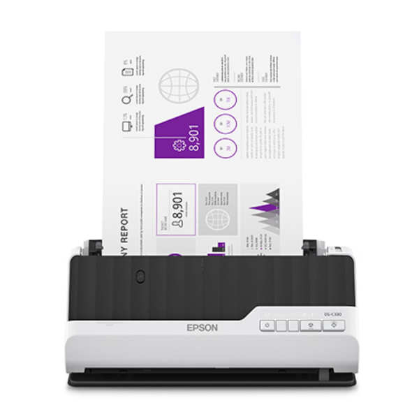 Máy Scan Epson DS-C330 (A4/A5/ Đảo mặt/ ADF/ USB) Máy Scan Epson DS-C330 (A4/A5/ Đảo mặt/ ADF/ USB)