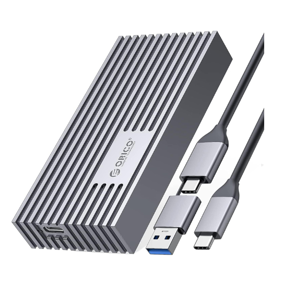 Hộp đựng ổ cứng Orico M234C3-U4-GY M2 NVME Type-C tốc độ 40Gbps Màu xám