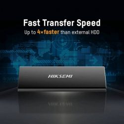 Ổ cứng di động SSD HIKSEMI 256Gb HS-ESSD-T200N (Type-C và USB3.1/ 450MB/s/ 400MB/s/ Đen)