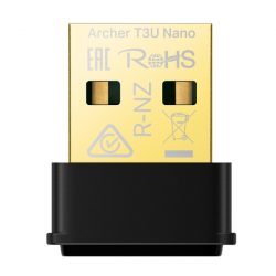 Cạc mạng không dây TP-Link USB Archer T3U Nano (Chuẩn AC/ AC1300Mbps/ Ăng-ten ngầm)