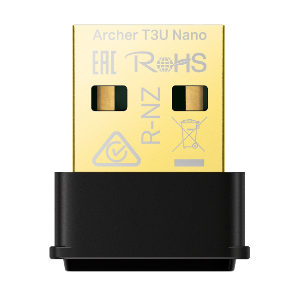 Cạc mạng không dây TP-Link USB Archer T3U Nano (Chuẩn AC/ AC1300Mbps/ Ăng-ten ngầm) Cạc mạng không dây TP-Link USB Archer T3U Nano (Chuẩn AC/ AC1300Mbps/ Ăng-ten ngầm)