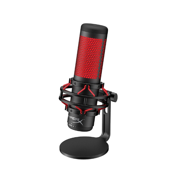 Micro HYPERX QUADCAST GAMING BLACK RED - HX-MICQC-BK Micro HYPERX QUADCAST GAMING BLACK RED - HX-MICQC-BK