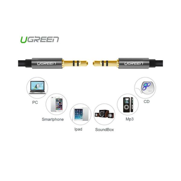 Cáp Audio 3.5mm nối dài Ugreen 10735 2m Cáp Audio 3.5mm nối dài Ugreen 10735 2m