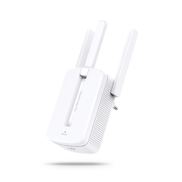 Bộ mở rộng sóng wifi Mercusys MW300RE (Chuẩn N/ 300Mbps/ 3 Ăng-ten ngoài/ Wifi Mesh/ 15 User) Bộ mở rộng sóng wifi Mercusys MW300RE (Chuẩn N/ 300Mbps/ 3 Ăng-ten ngoài/ Wifi Mesh/ 15 User)