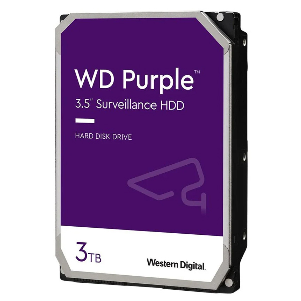 Ổ cứng camera Western Digital Purple 3TB WD33PURZ (3.5Inch/ 5400rpm/ 256MB/ SATA3) Ổ cứng camera Western Digital Purple 3TB WD33PURZ (3.5Inch/ 5400rpm/ 256MB/ SATA3)