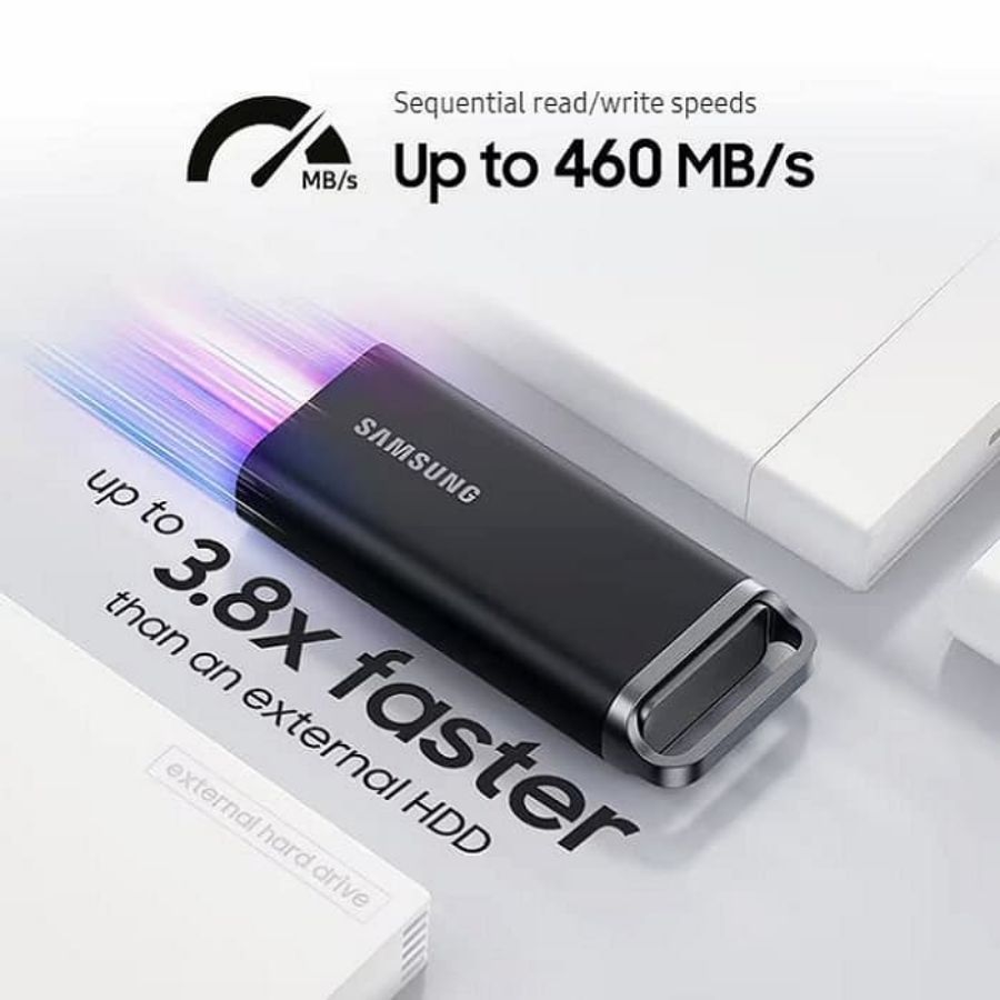 Ổ cứng di động SSD Samsung T5 EVO 8Tb MU-PH8T0S/WW (USB3.2/ 460MB/s/ 460MB/s/ Đen) Ổ cứng di động SSD Samsung T5 EVO 8Tb MU-PH8T0S/WW (USB3.2/ 460MB/s/ 460MB/s/ Đen)